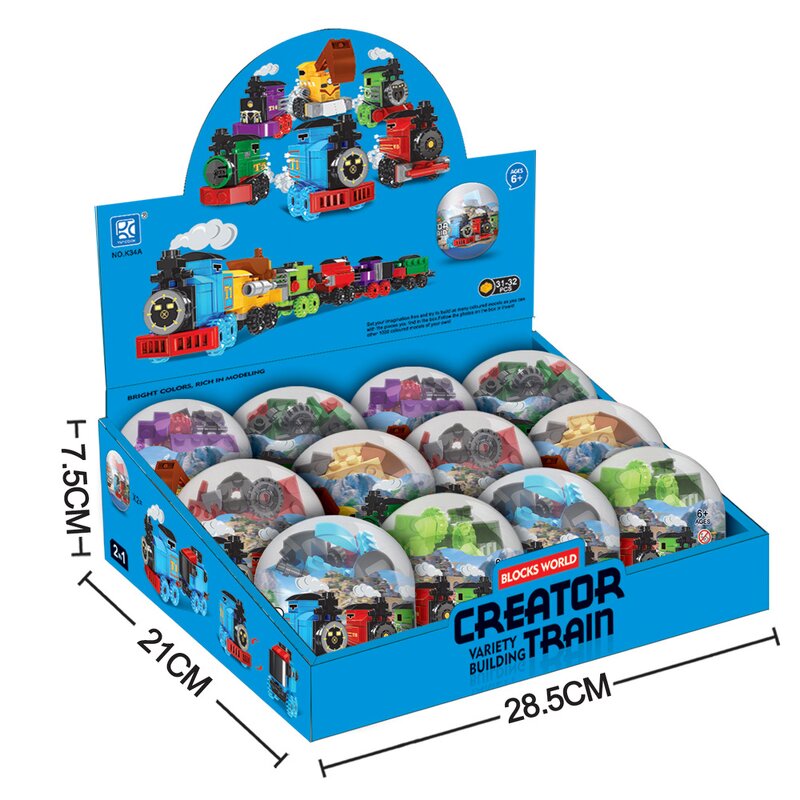 Capsule Toy Manufacturer - Wholesale Intellectual Building Egg Blocks Funny Small Educational Gift for Kids Vending