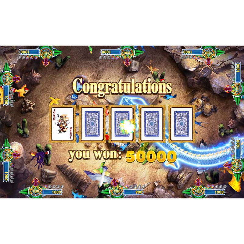 Fish Table Game Manufacturer - 4~10 Player Cabinet Bird Fairy Arcade Shooting Host Accessories
