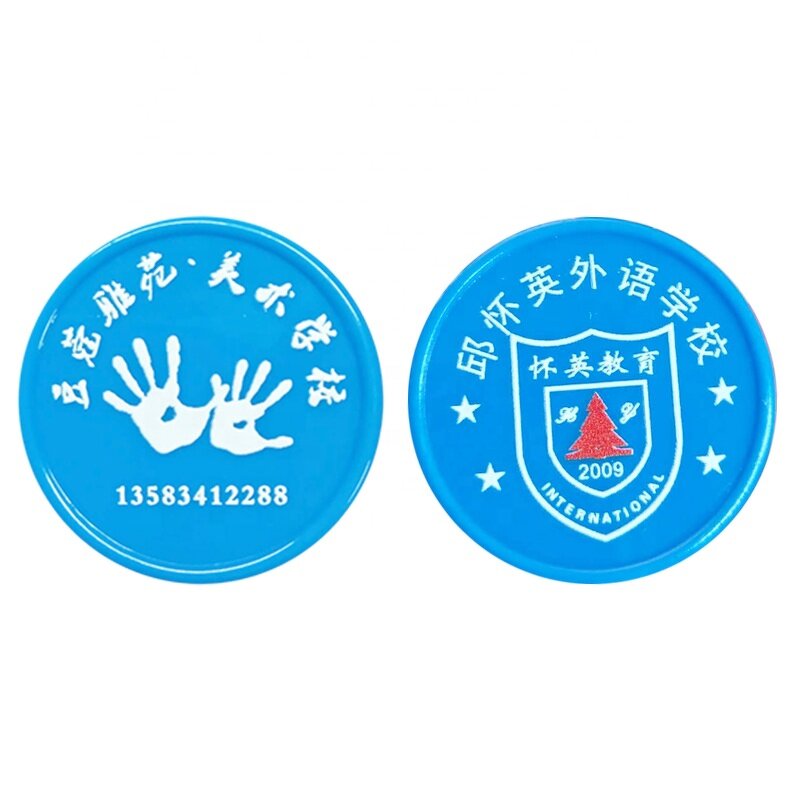 Plastic Token Coin Manufacturer - Custom Colored Colorful Printing Beer Drink