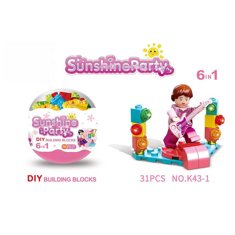 Capsule Toy Manufacturer - Wholesale Intellectual Building Blocks Egg Funny Small Educational Gift Girl for Vending