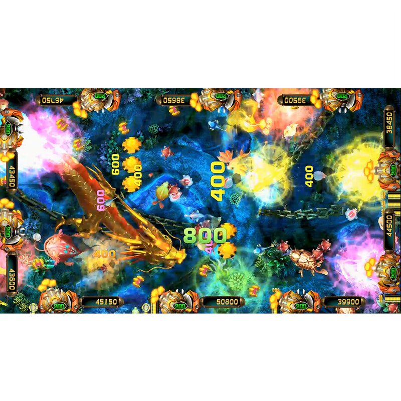 Fish Table Game Manufacturer - 4~10 Player Crazy Shark Arcade Shooting Host Accessories