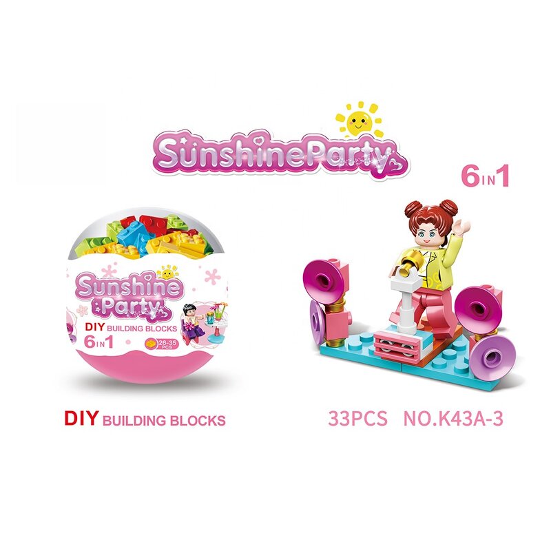 Capsule Toy Manufacturer - Wholesale Intellectual Building Blocks Egg Funny Small Educational Gift Girl for Vending