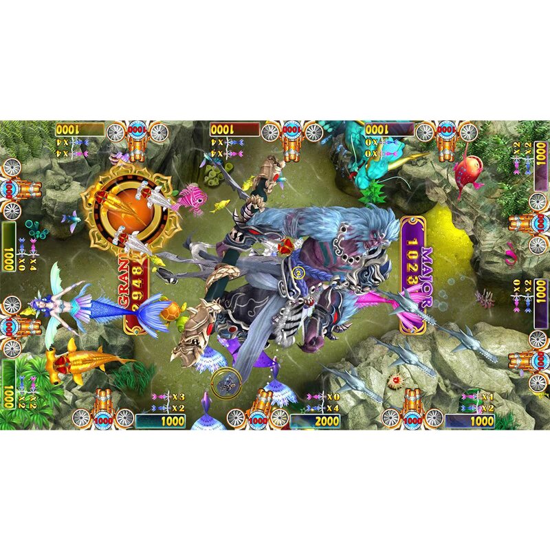 Fish Table Game Manufacturer - 4~10 Player Monkey-Kingdom Plus Arcade Shooting Host Accessories