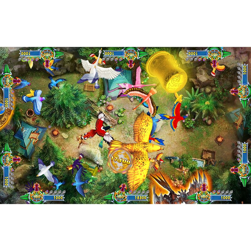 Fish Table Game Manufacturer - 4~10 Player Cabinet Bird Fairy Arcade Shooting Host Accessories