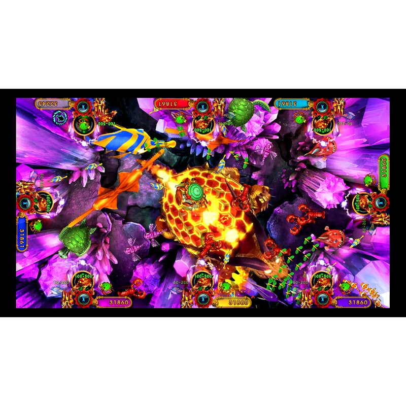 Fish Table Game Manufacturer - 4~10 Player Cabinet Ocean King 2 Thunder Dragon Arcade Shooting Host Accessories