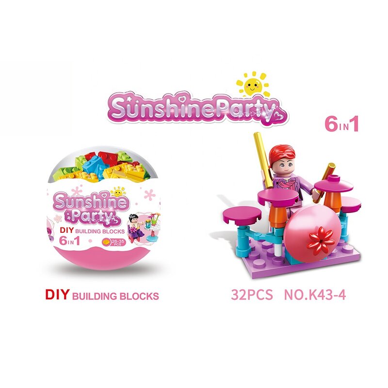 Capsule Toy Manufacturer - Wholesale Intellectual Building Blocks Egg Funny Small Educational Gift Girl for Vending