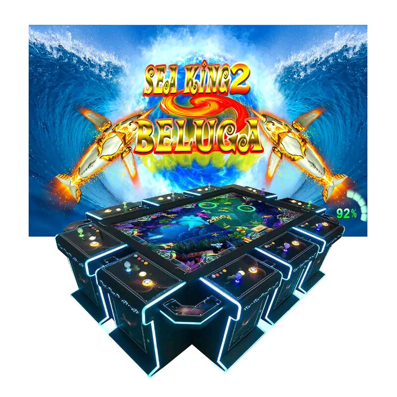 Fish Table Game Manufacturer - 4~10 Player Sea King 2 Beluga Arcade Shooting Host Accessories