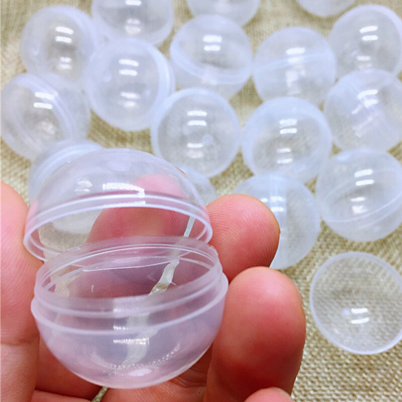 Plastic Egg Capsule Manufacturer - Time Limited Free Samples 32mm Transparent Surprise Empty for Vending