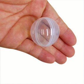 Plastic Egg Capsule Manufacturer - Time Limited Free Samples 32mm Transparent Surprise Empty for Vending