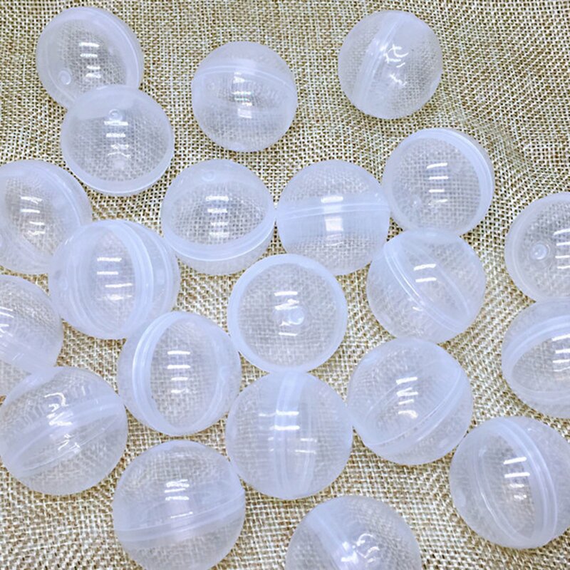 Plastic Egg Capsule Manufacturer - Time Limited Free Samples 32mm Transparent Surprise Empty for Vending