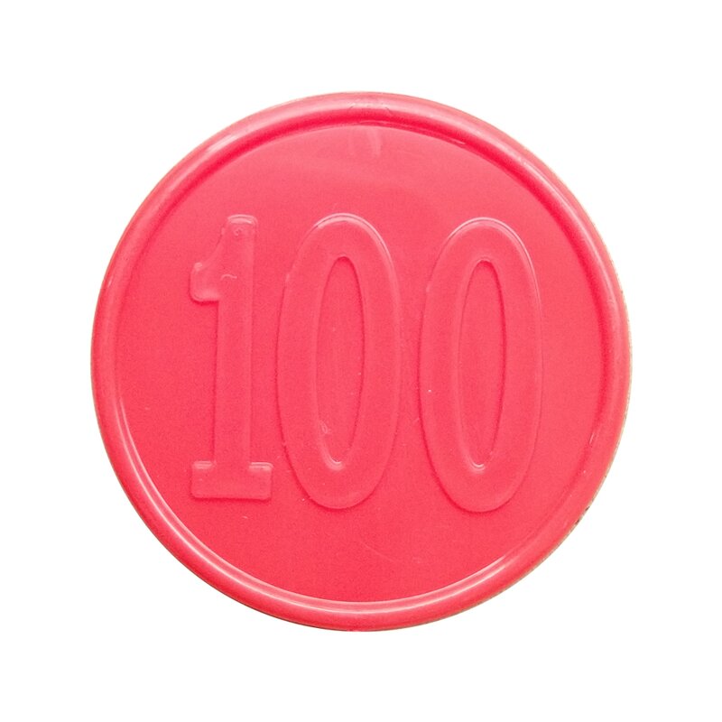 Plastic Token Manufacturer - Promotional Embossed Kids Learning Number