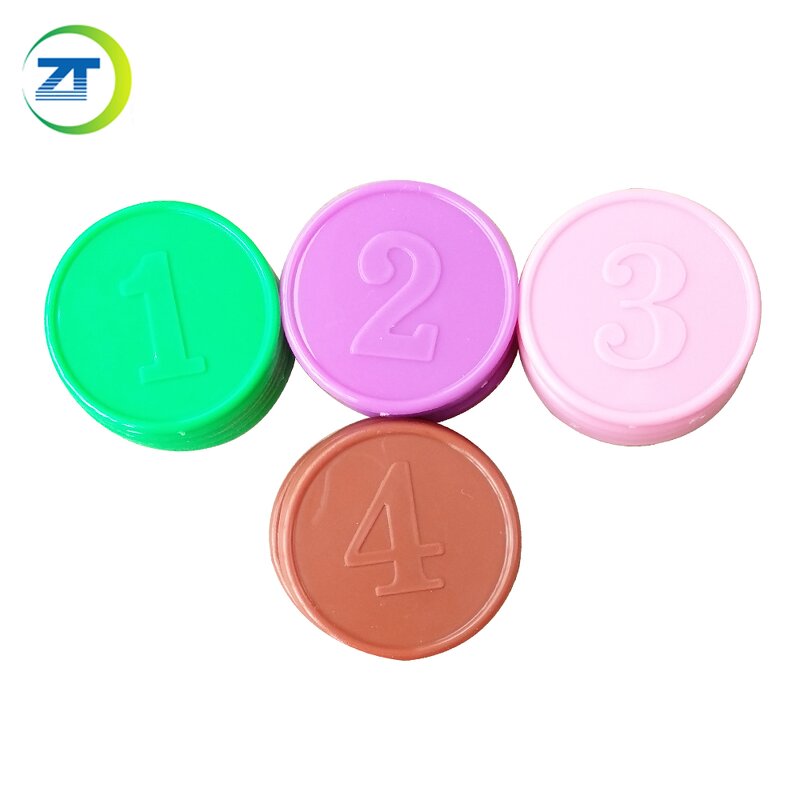 Plastic Token Manufacturer - Round Emboss Custom Coin