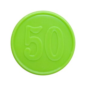 Plastic Token Manufacturer - Promotional Embossed Kids Learning Number