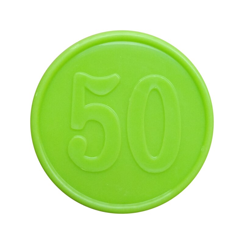 Plastic Token Manufacturer - Promotional Embossed Kids Learning Number