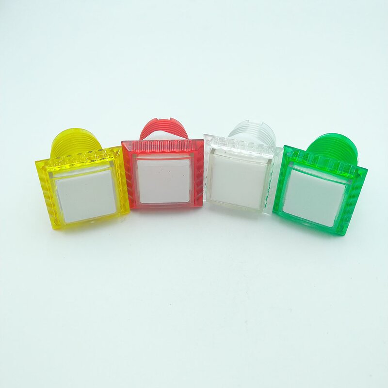 Push Button Switch Manufacturer - 33mm Square LED Illuminated for Arcade Game Machine