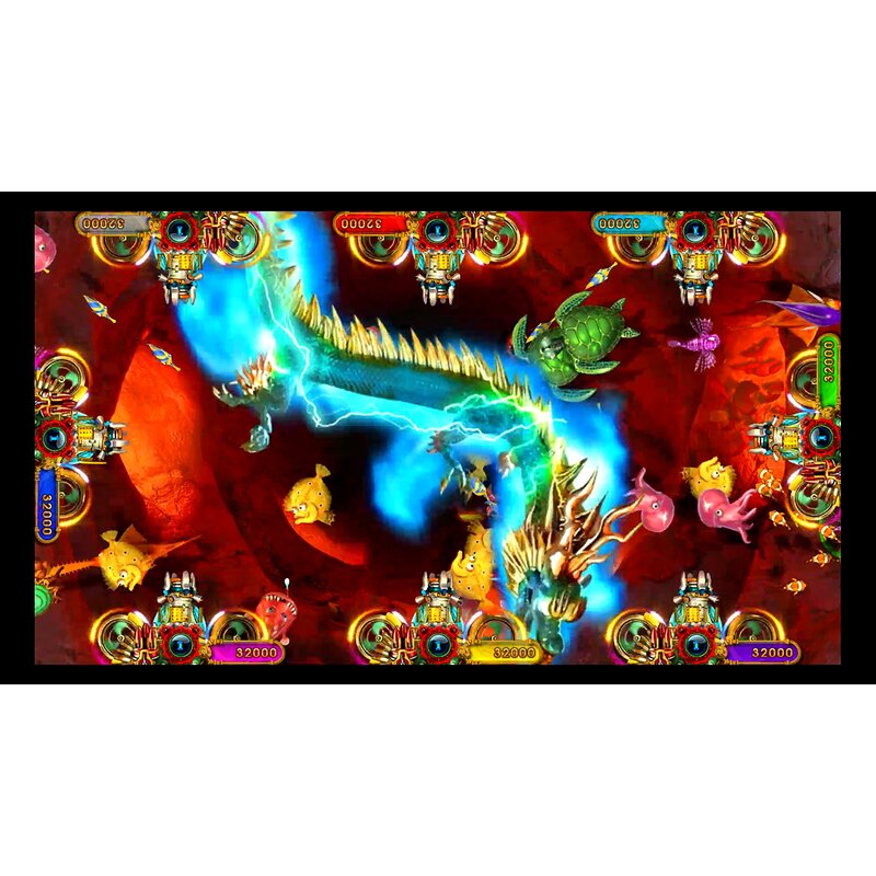 Fish Table Game Manufacturer - 4~10 Player Cabinet Ocean King 2 Thunder Dragon Arcade Shooting Host Accessories