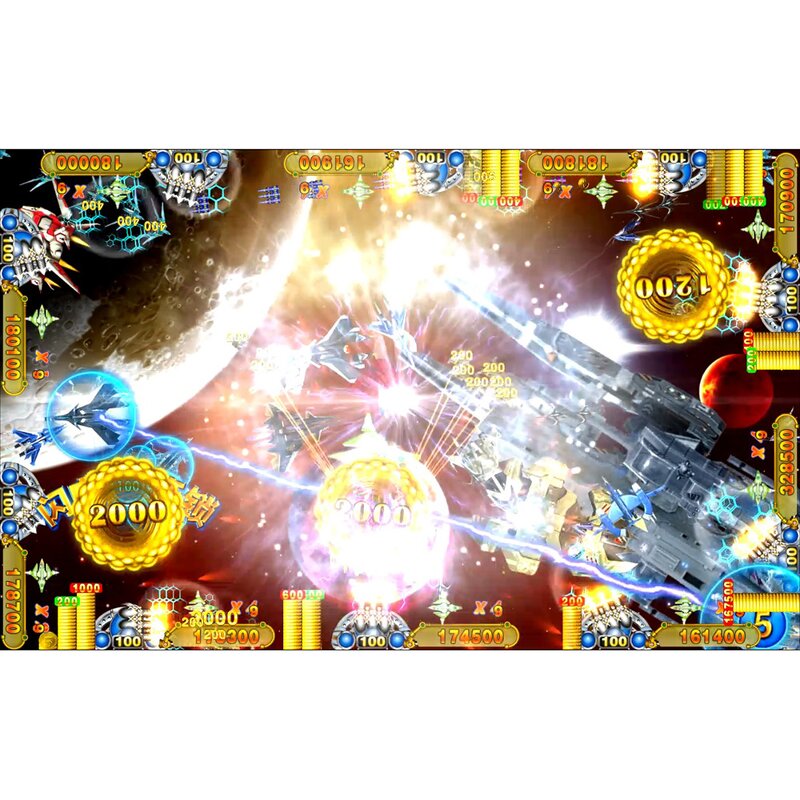Fish Table Game Manufacturer - 4~10 Player Cabinet Time Fortress Arcade Shooting Plane Host Accessories