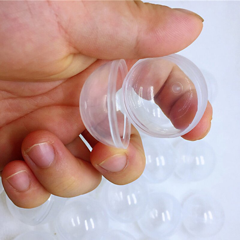 Plastic Egg Capsule Manufacturer - Time Limited Free Samples 32mm Transparent Surprise Empty for Vending