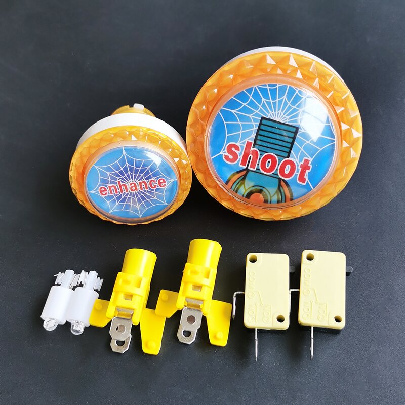 Push Button Switch Manufacturer - High Quality Zero Delay Illuminated 45mm 60mm Dome LED for Fish Game