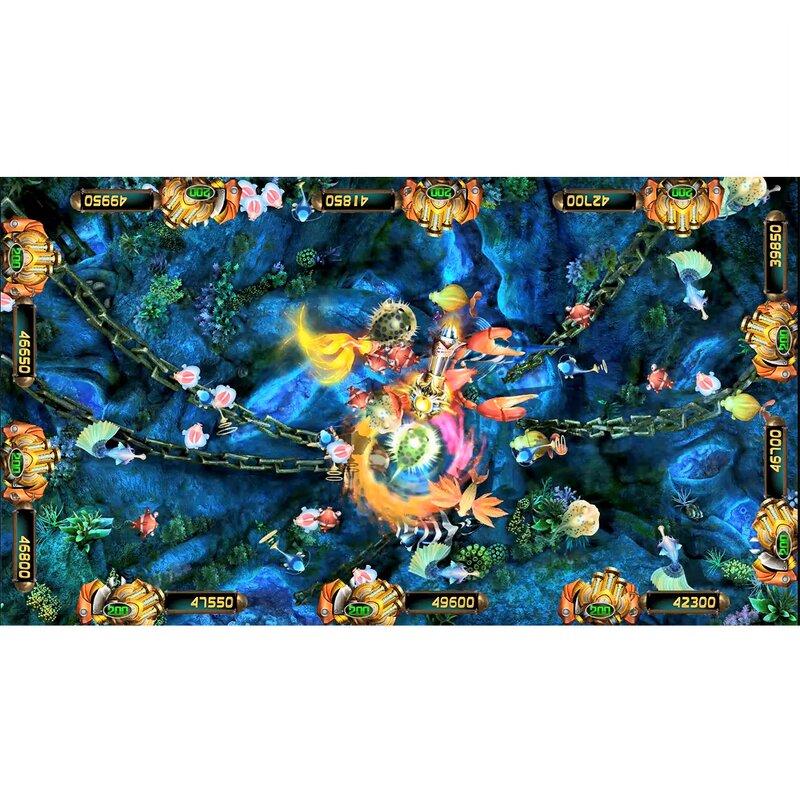 Fish Table Game Manufacturer - 4~10 Player Crazy Shark Arcade Shooting Host Accessories