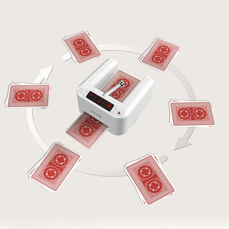 Card Dealer Machine Manufacturer - Universal 360 Degree Rotating Automatic Dealer