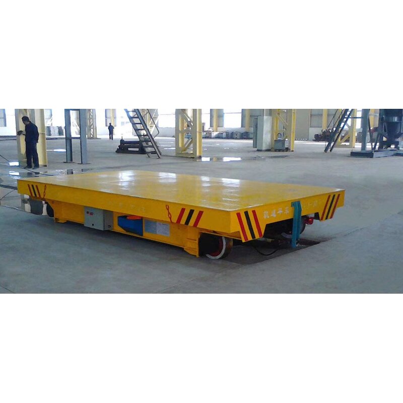 Electric Transport Cart Manufacturer - Industrial Use 2T to 20T Rail Transfer Flat Bed