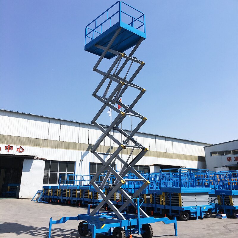 Scissor Lift Manufacturer - 4m to 9m Hydraulic Vertical Electric Platform Lift Tables Levelers