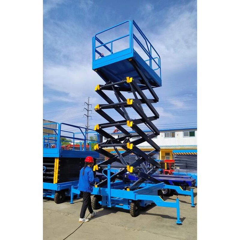 Scissor Lift Manufacturer - 4-18m Semi Electric Aerial Work Mobile Hydraulic Vertical Platform