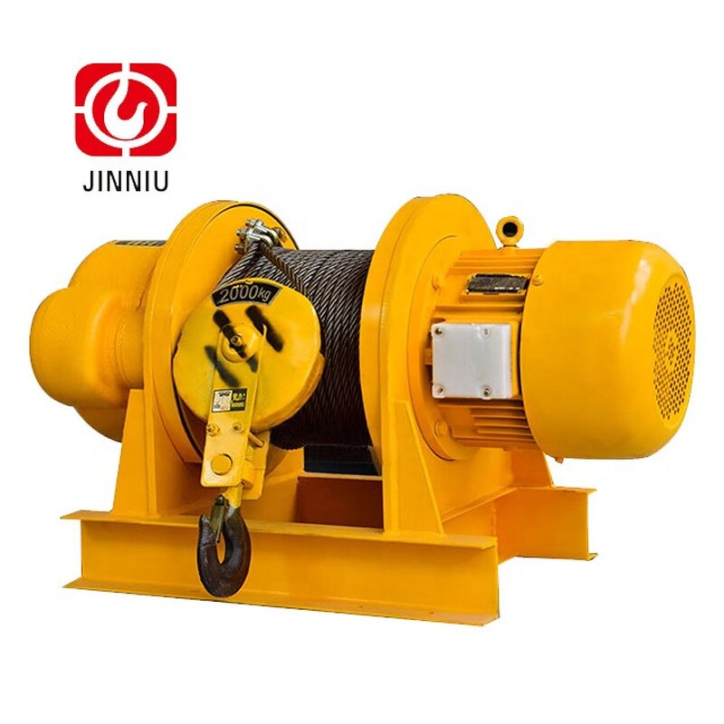 Electric Winch Manufacturer - JK-D Electric Wire Rope 1500kg Polipasto 1000kg for Construction Lift
