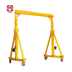 Gantry Crane Manufacturer - CE Approved Double Speed Ground Handle Operation Single Beam for Building Site