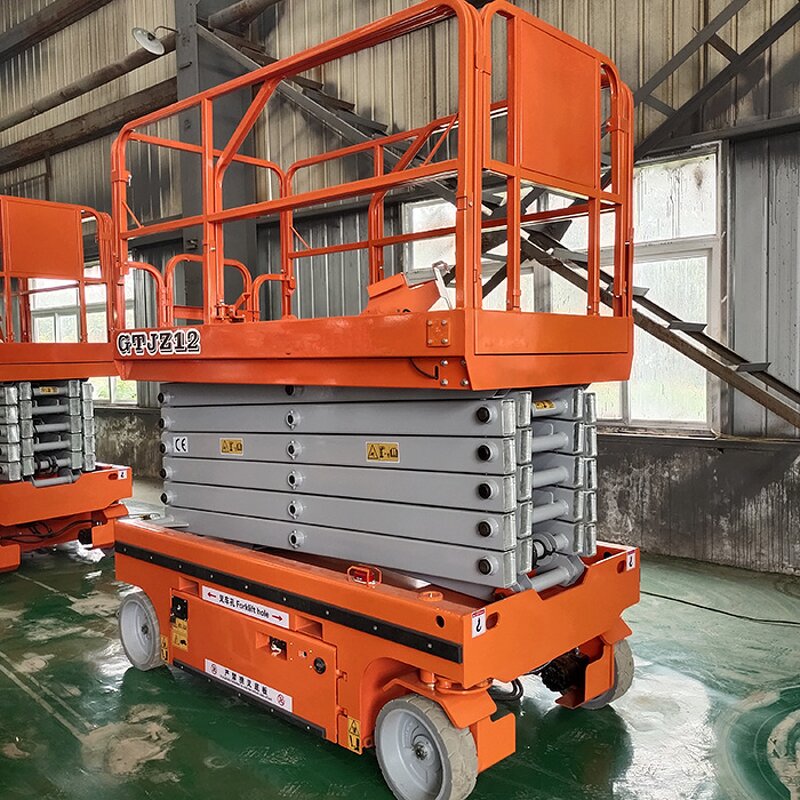 Scissor Lift Manufacturer - 4m to 9m Hydraulic Vertical Electric Platform Lift Tables Levelers