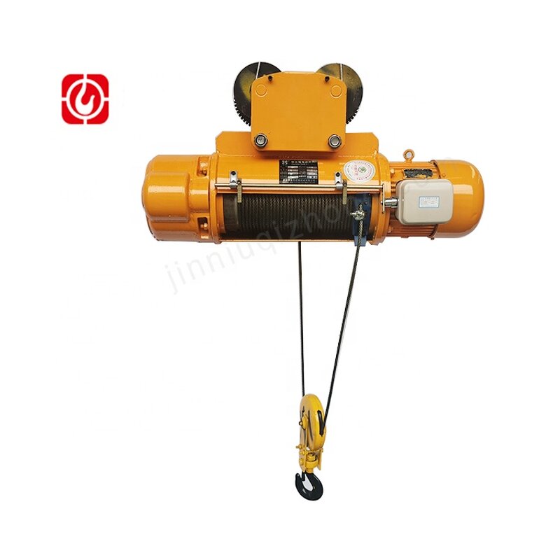 Wire Rope Hoist Manufacturer - Customizable 2 Ton CD1 Model with Trolley and Wireless Control