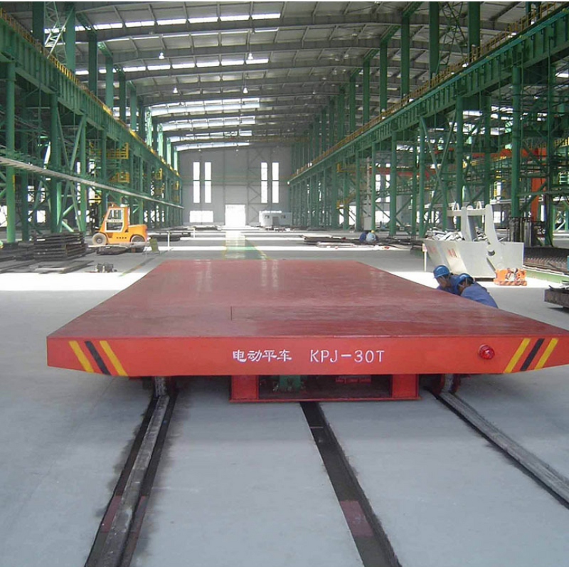 Electric Flat Car Manufacturer - 2t to 15t Rail Transfer for Factory Transport Workshop Trackless