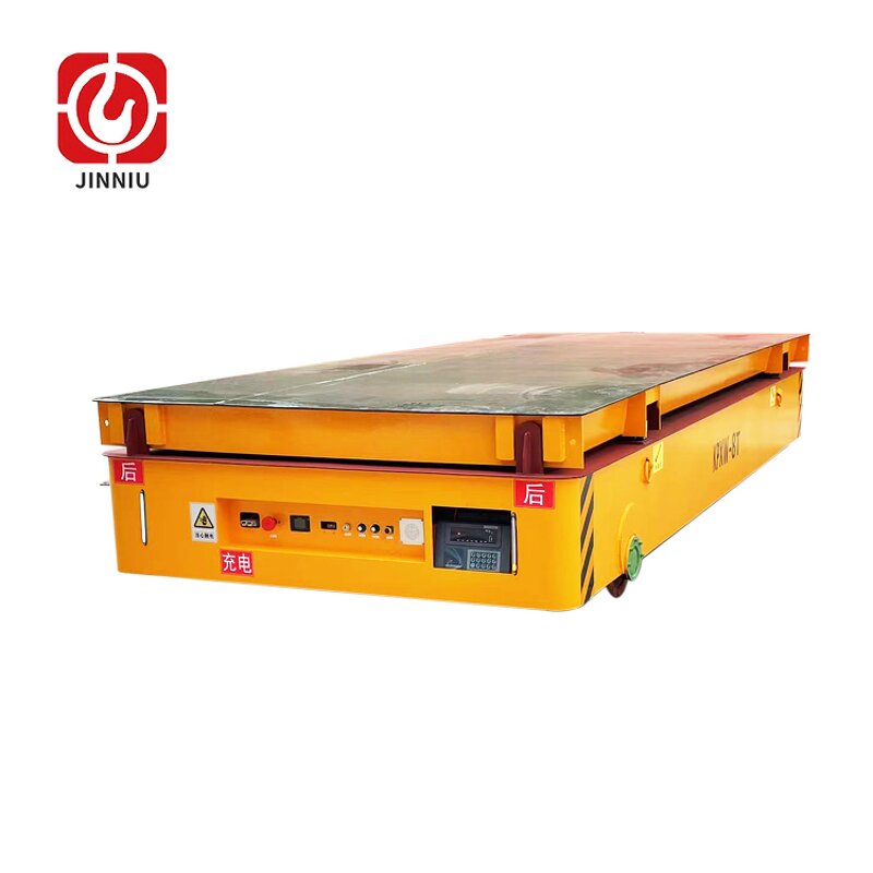 Electric Transport Trailer Manufacturer - Factory Use Automated Motorised on Cement Floor