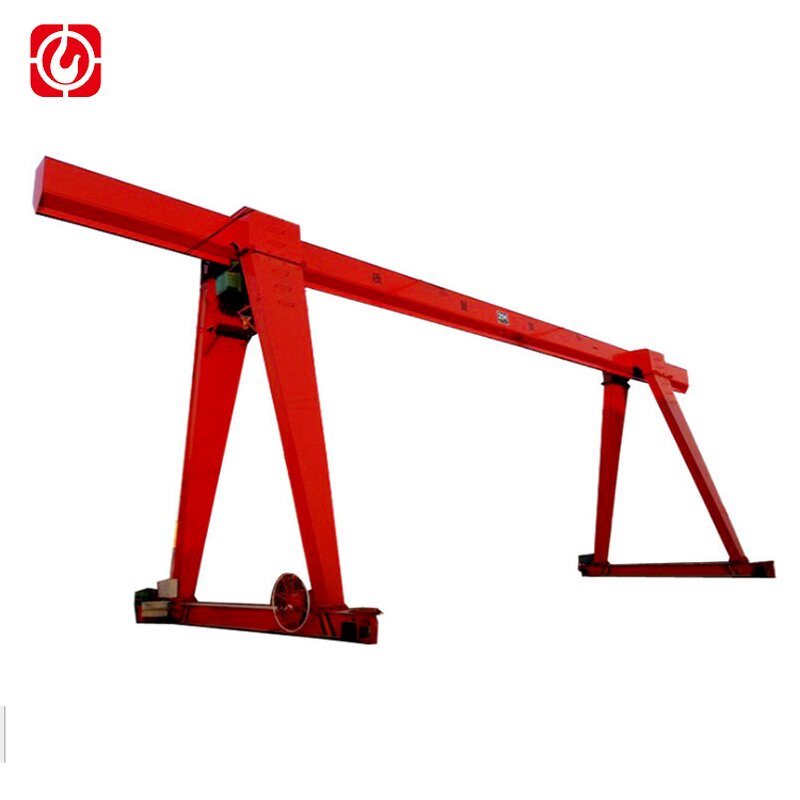 Gantry Crane Manufacturer - ISO CE Certified 5 Ton L Model with Wireless Remote Control Single Speed