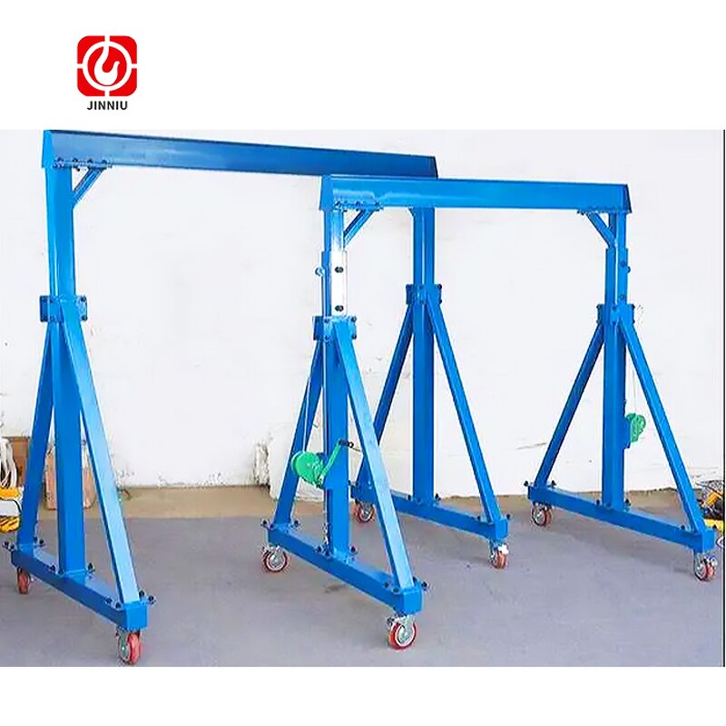 Gantry Crane Manufacturer - CE Approved Double Speed Ground Handle Operation Single Beam for Building Site