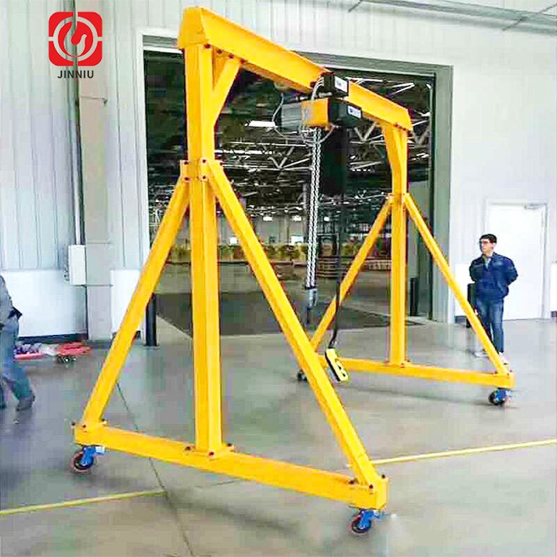 Gantry Crane Manufacturer - Low Price Safe and Reliable 50Hz 60Hz Light Weight Single Girder