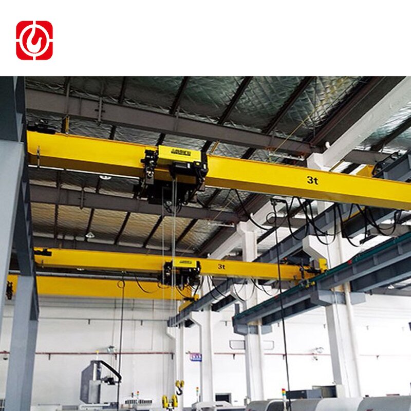 Overhead Crane Manufacturer - 2T 3T 7.5T 15T 16T Euro 9M Single Beam Bridge Dual Speed Manual