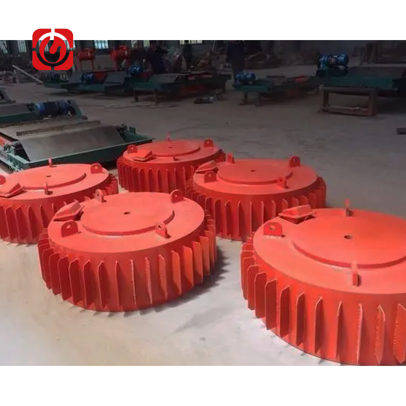 Iron Remover Manufacturer - Factory Manufacture Round Shape Mineral Hanging Electromagnetic