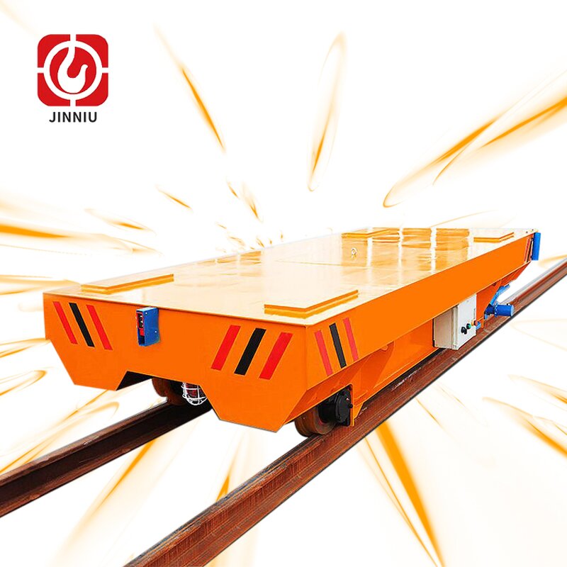 Electric Transport Cart Manufacturer - Industrial Use 2T to 20T Rail Transfer Flat Bed