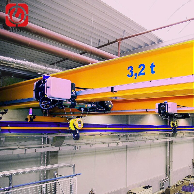Overhead Crane Manufacturer - 1T 2T CE Approved Euro with Remote Control Rail Mounted