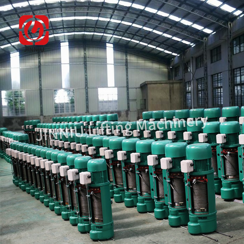 Wire Rope Hoist Manufacturer - Customizable 2 Ton CD1 Model with Trolley and Wireless Control