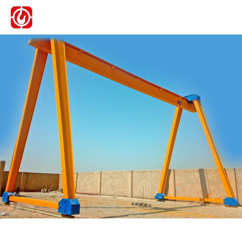 Gantry Crane Manufacturer - ISO CE Certified 5 Ton L Model with Wireless Remote Control Single Speed
