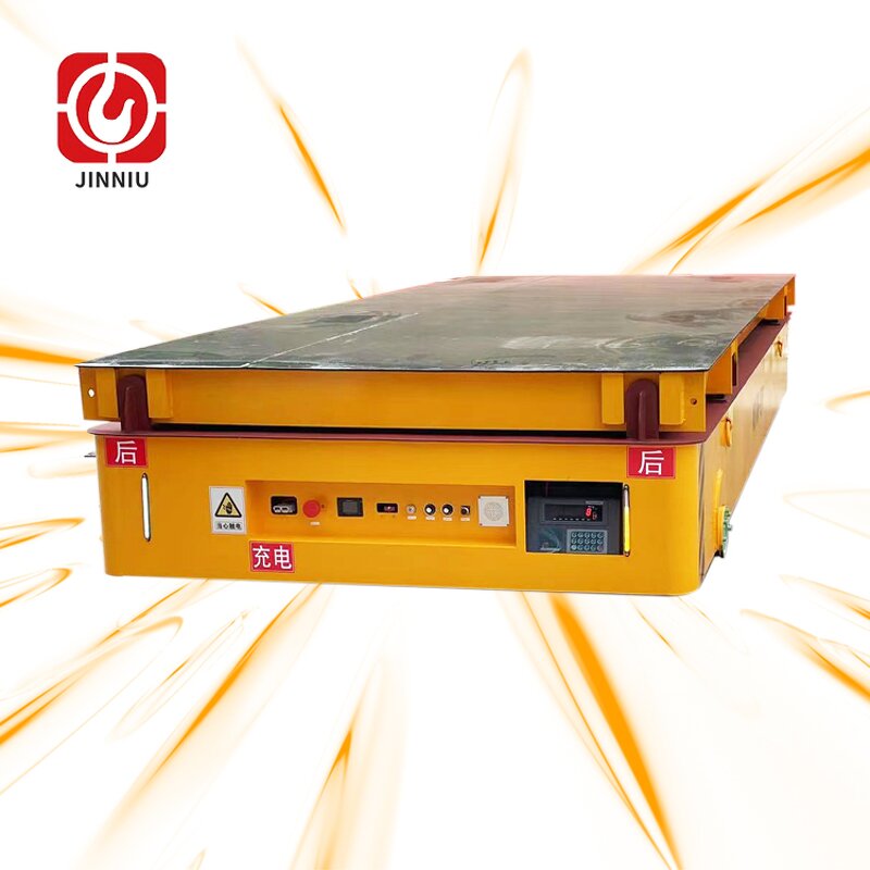 Electric Transport Trailer Manufacturer - Factory Use Automated Motorised on Cement Floor