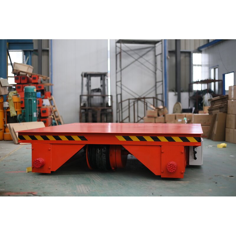 Electric Flat Car Manufacturer - 2t to 15t Rail Transfer for Factory Transport Workshop Trackless