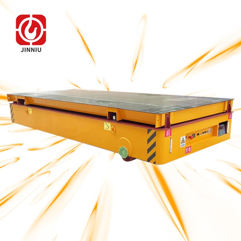 Electric Rail Flat Cart Manufacturer - Industrial Ready to Ship 5ton 10ton Battery Transfer Trolley