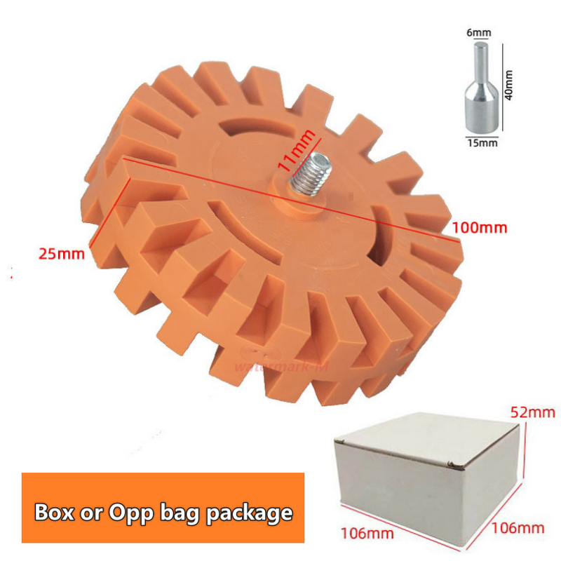 Rubber Eraser Wheel Manufacturer - Industrial Car Pneumatic Disk for Sticker Remover Paint Cleaner Polish