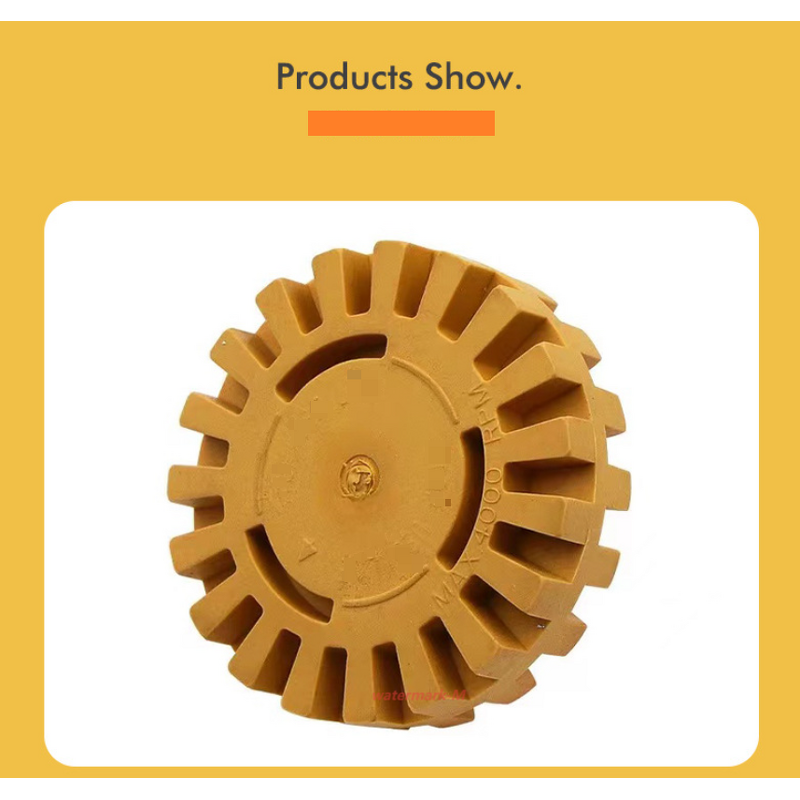 Rubber Eraser Wheel Manufacturer - Industrial Car Pneumatic Disk for Sticker Remover Paint Cleaner Polish