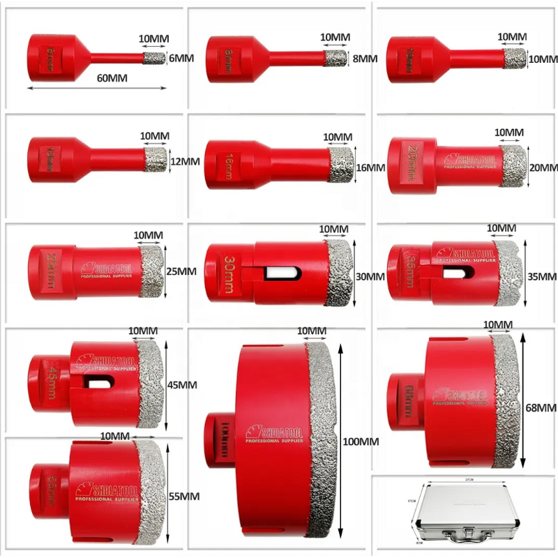 Drill Bit Set Manufacturer - T-4 Factory Diamond Tile Holesaw for Concrete Masonry Granite Marble
