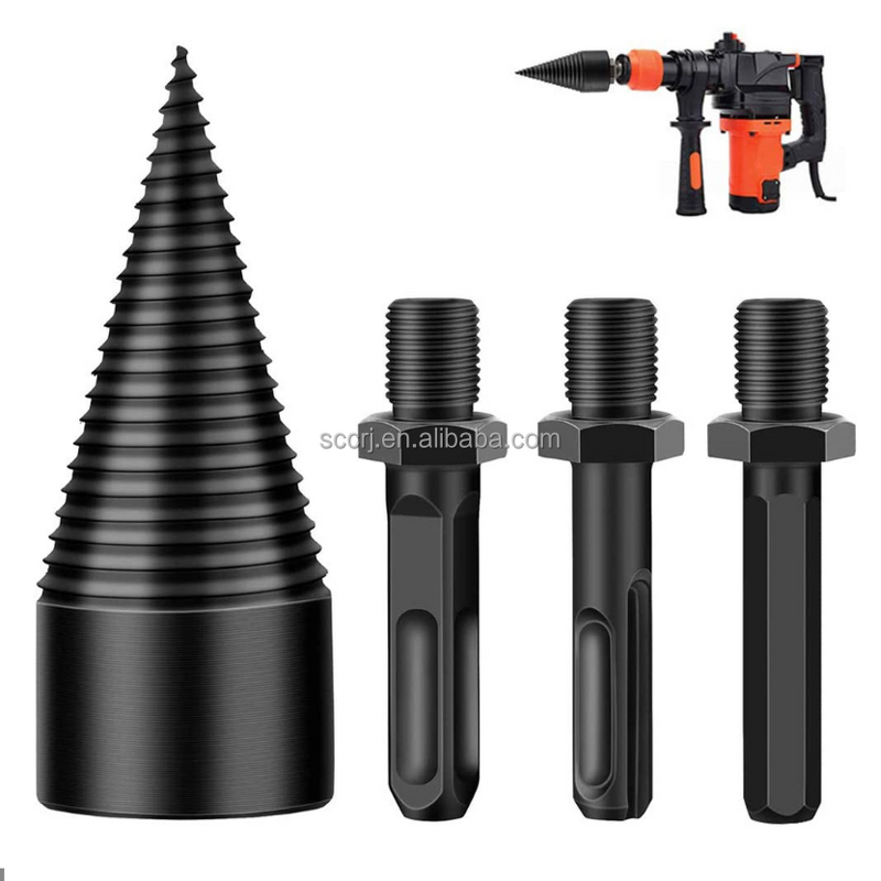 Wood Splitter Drill Bit Manufacturer - High-quality 32 MM Round/Hex/Triangle Shank Split Cone